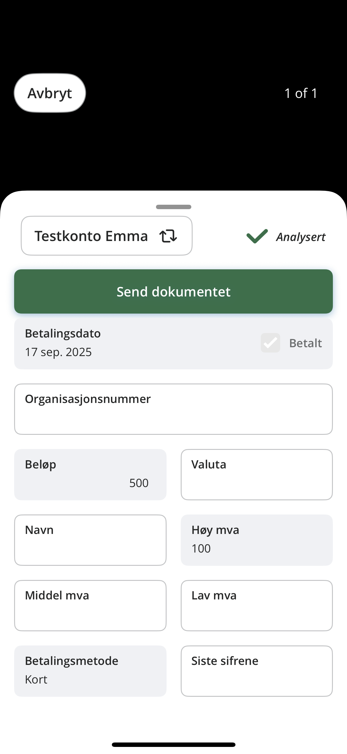 Hvordan laste opp vedlegg med Visma Scanner-appen? - eAccounting